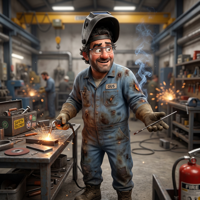 La Torcia Umana — mascotte WeldUP